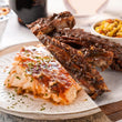 Creamy Beef Lasagna + Baby Back Ribs